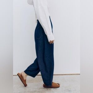 Monica Cordera Baggy Pants in indigo denim